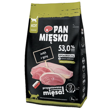 Pan Mięsko indyk z gęsią chrupki S 5kg