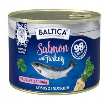 BALTICA EXCELLENT kot dorosły Salmon with Turkey 185g