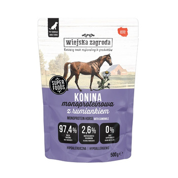 Karma mokra Konina dla psa Wiejska Zagroda Monoproteinowa (dorosły) 500g
