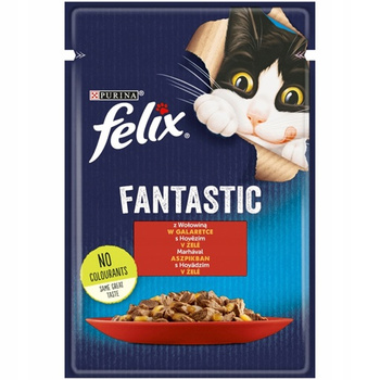 FELIX FANTASTIC Wołowina 85g