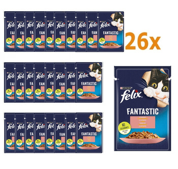 FELIX FANTASTIC Łosoś 26x85g