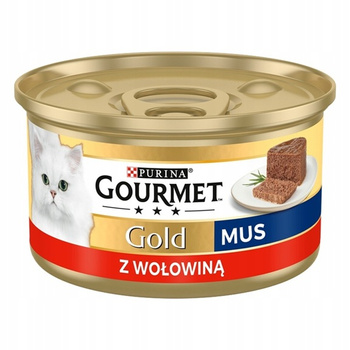 GOURMET GOLD - Mus z wołowiną 85g