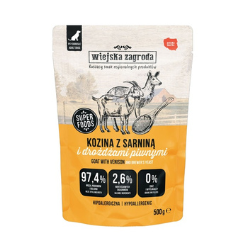 Kozina z sarniną Karma mokra dla psa Wiejska Zagroda (dorosły) 500g