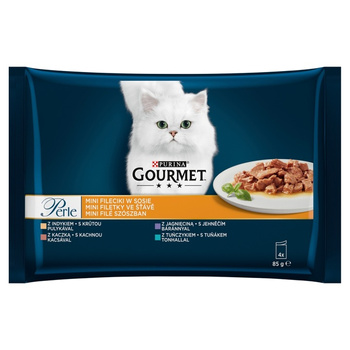 Gourmet Perle fileciki mix smaków 4x85g