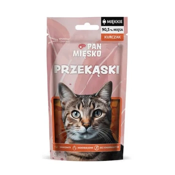 Pan Mięsko przekąski KURCZAK przysmak dla kota 50g