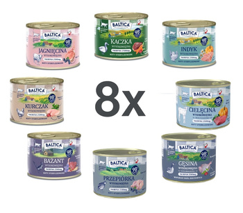 Baltica karma mokra dla kota mix smaków 8x185g