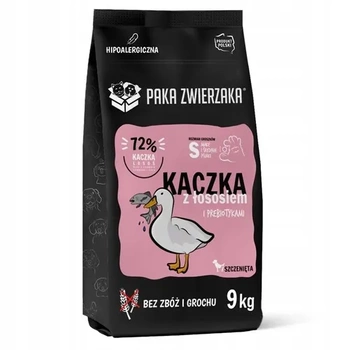 Paka zwierzaka Kaczka i łosoś 9kg