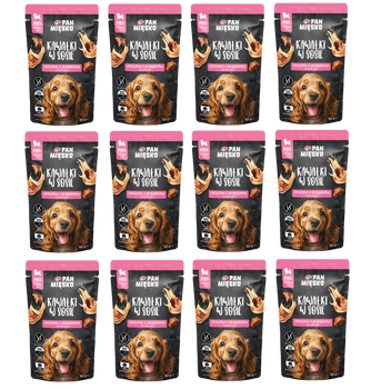 Pan Mięsko cielęcina z przepiórką szczeniak kawałki w sosie 12x150g