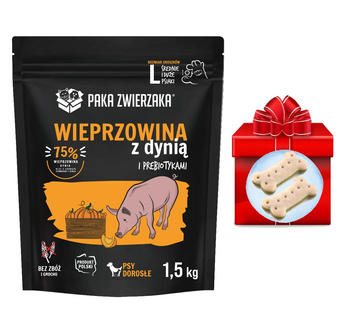 Karma sucha Wieprzowina z dynią L 1,5 kg