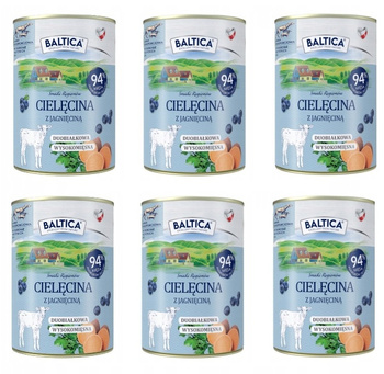 BALTICA SMAKI REGIONÓW Cielęcina z jagnięciną 6x400g