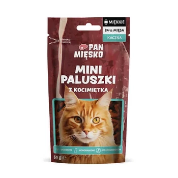 Pan Mięsko paski KACZKA z kocimiętką 50g