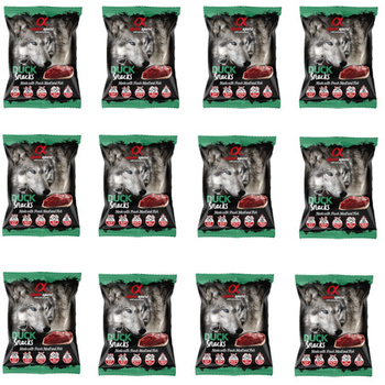 Alpha spirit Przysmaki dla psa kaczka 12x50g
