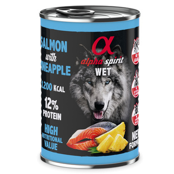 Alpha spirit Łosoś z ananasem 400g