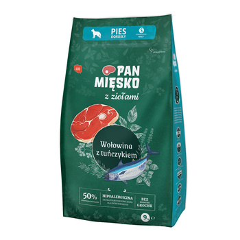 Pan miesko Wołowina z tuńczykiem i ziołami chrupki S 20kg