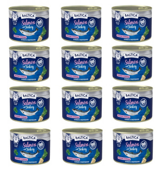 BALTICA EXCELLENT kot dorosły Salmon with Turkey 12x185g