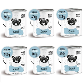 Karma mokra PEPE Lamb 6x800g PAKA ZWIERZAKA