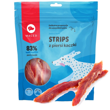 Maced Strips z piersi kaczki 500g