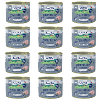 BALTICA SMAKI REGIONÓW Kot dorosły Przepiórka 12x185g