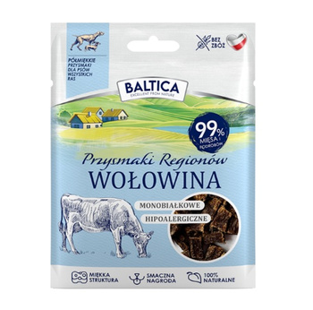Smaczki dla psa Baltica półmiękkie przysmaki wołowina 30g monobiałkowe