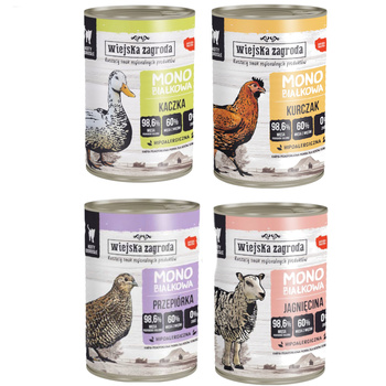 Wiejska zagroda Mix smaków 4x400g