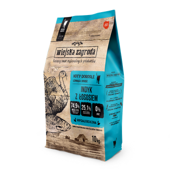 WIiejska Zagroda Indyk z łososiem 10kg