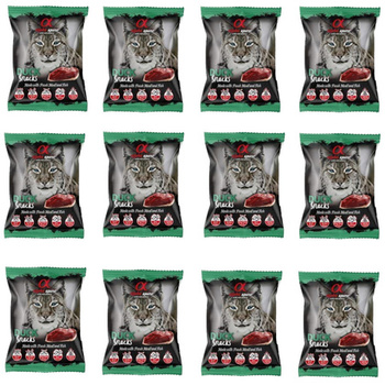 Alpha spirit Przysmaki dla kota kaczka 12x50g