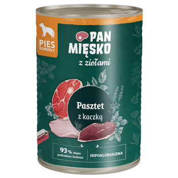 Pan Mięsko Pasztet z kaczką i ziołami 400g