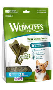 Gryzak dla psa Whimzees miękki soft stix S 28 szt