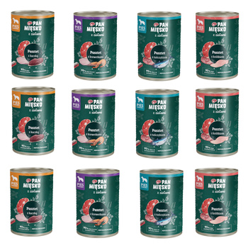 Pan Mięsko Mix smaków 12x400g