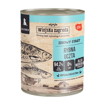 Wiejska zagroda Rybna uczta dla szczeniąt 800g