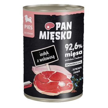 Pan Mięsko Indyk z wołowiną 400g