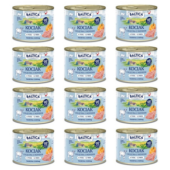 Karma mokra cielęcina indyk kociak baltica 12x85g