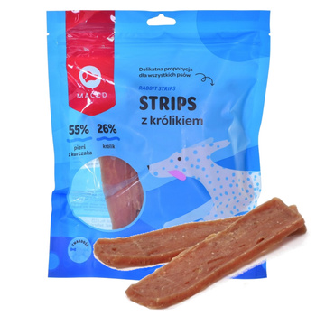 Maced Strips z królikiem 500g