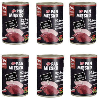 Pan mięsko Indyk z jeleniem 6x400g