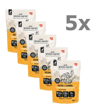 Kozina z sarniną Karma mokra dla psa Wiejska Zagroda (dorosły) 5x500g