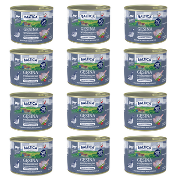 BALTICA SMAKI REGIONÓW Kot dorosły Gęsina 12x185g