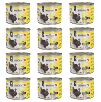 Wiejska Zagroda monobiałkowa indyk dla kota kociak 12x200g