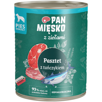 Pan mięsko Pasztet z tuńczykiem i ziołami 800g