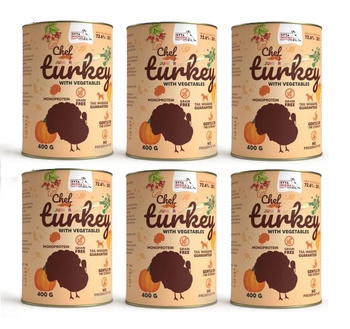 Syta Micha Indyk z warzywami JUNIOR 6x400g