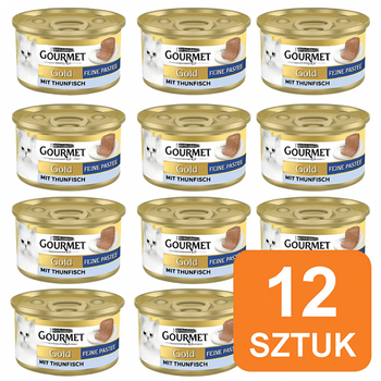 Gourmet gold mus z tuńczykiem 12x85g