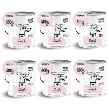 Karma mokra PEPE Duck 6x800g PAKA ZWIERZAKA