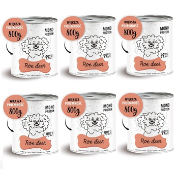 Karma mokra PEPE Roe Deer 6x800g PAKA ZWIERZAKA