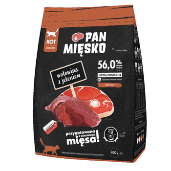 Pan Mięsko wołowina z jeleniem chrupki M 400g