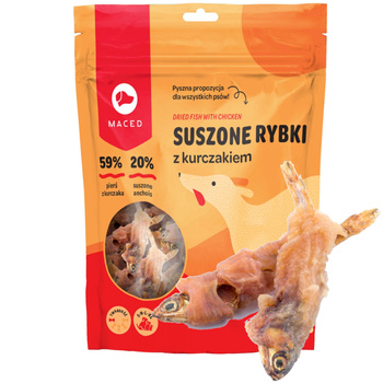 Maced Suszone rybki z kurczakiem 500g