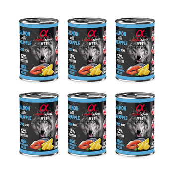 Alphs spirit Łosoś z ananasem 6x400g
