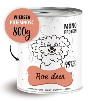Karma mokra PEPE Roe Deer 800g PAKA ZWIERZAKA
