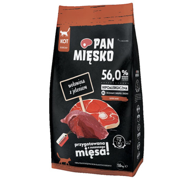 Pan Mięsko wołowina z jeleniem chrupki  M 1,6kg