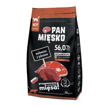 Pan Mięsko wołowina z jeleniem chrupki M 10kg